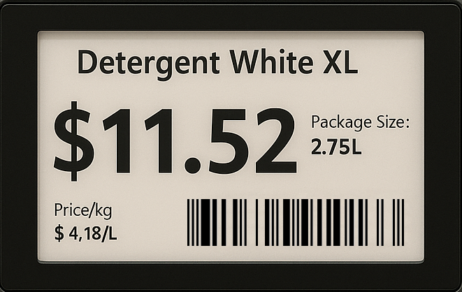 Price Label Example
